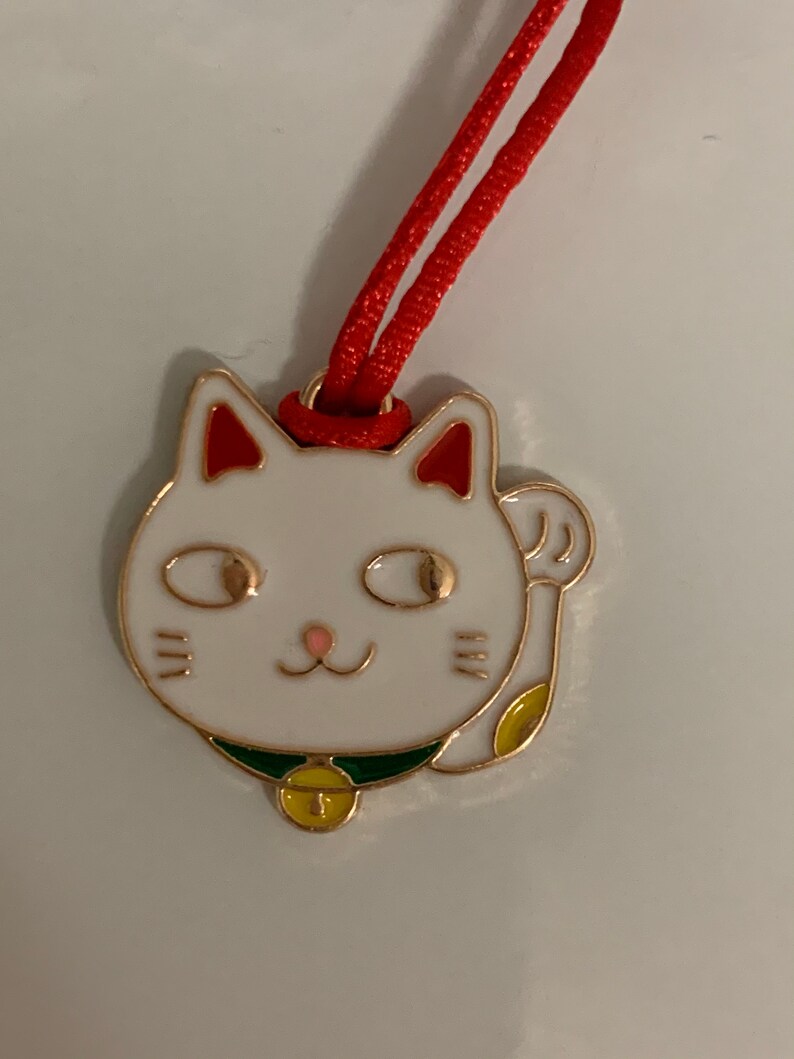 Large Ceramic Maneki Neko Beckoning Lucky Money Cat Waving