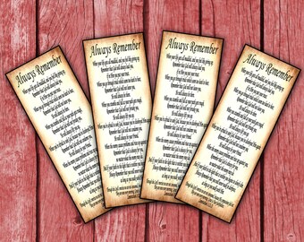 Digital Bible Verse Bookmarks, Printable Scripture Bookmarks, Printable Bible Bookmarks, Download Bookmarks, PDF Bookmarks, Lamentations 3