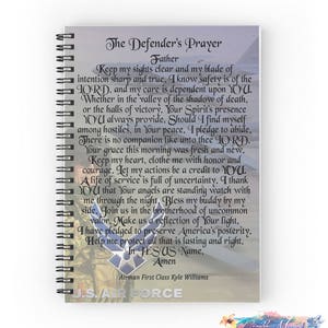 Luftwaffe Geschenke, personalisiertes Luftwaffengeschenk, USAF Militär Notizbuch, Rentner Luftwaffe Geschenk, Schreibjournal, Fliegergeschenk, Militärjournal