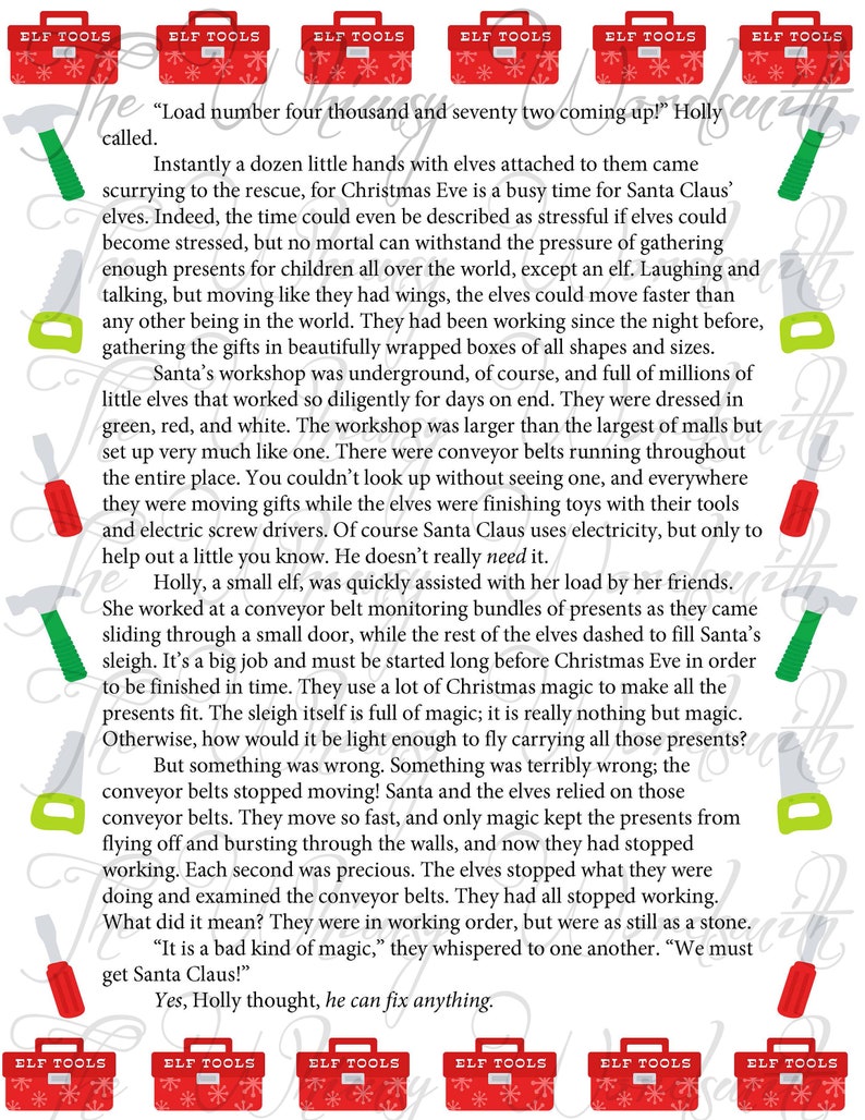 Santa&rsquo;s Workshop Printables