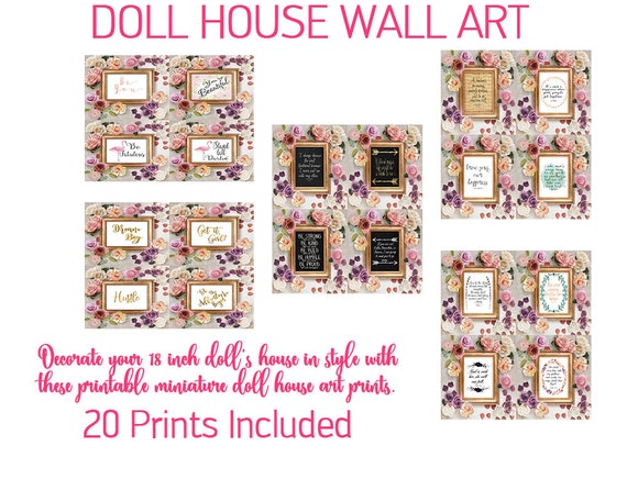 printable dollhouse miniatures