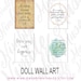 Dollhouse Printable Wall Art, 18 Inch Doll Miniature Prints, Dollhouse ...