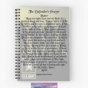 Army Gifts, Personalized Army Gift, Army Dad Gift, Army Prayer Journal, Army Writing Journal, Soldier Gift, Military Prayer Journal