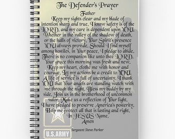 Army Gifts, Personalized Army Gift, Army Dad Gift, Army Prayer Journal, Army Writing Journal, Soldier Gift, Military Prayer Journal