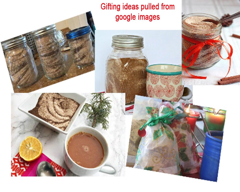 DIY Russian Tea Mason Jar Gift with Photo Gift Tag - Finding Zest