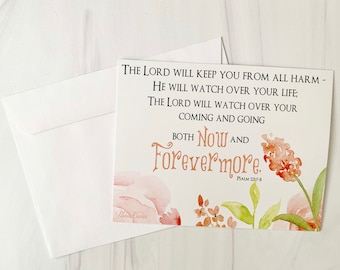Now and Forevermore * Encouraging notecard set * blank * flat * note * faith * scripture