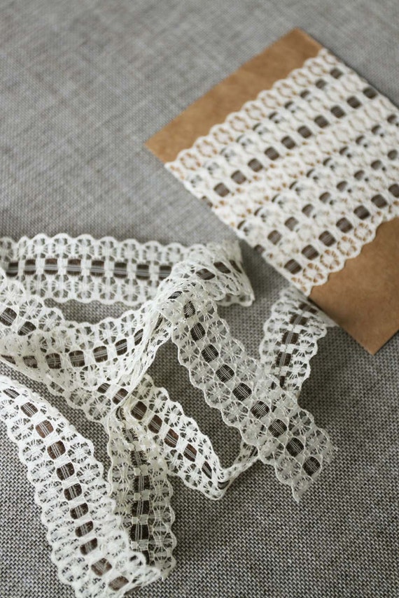 cream lace trim