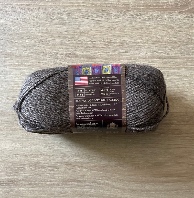 Mammoth Cave 124 Heartland Yarn Lion Brand Yarn Brown Tan Etsy