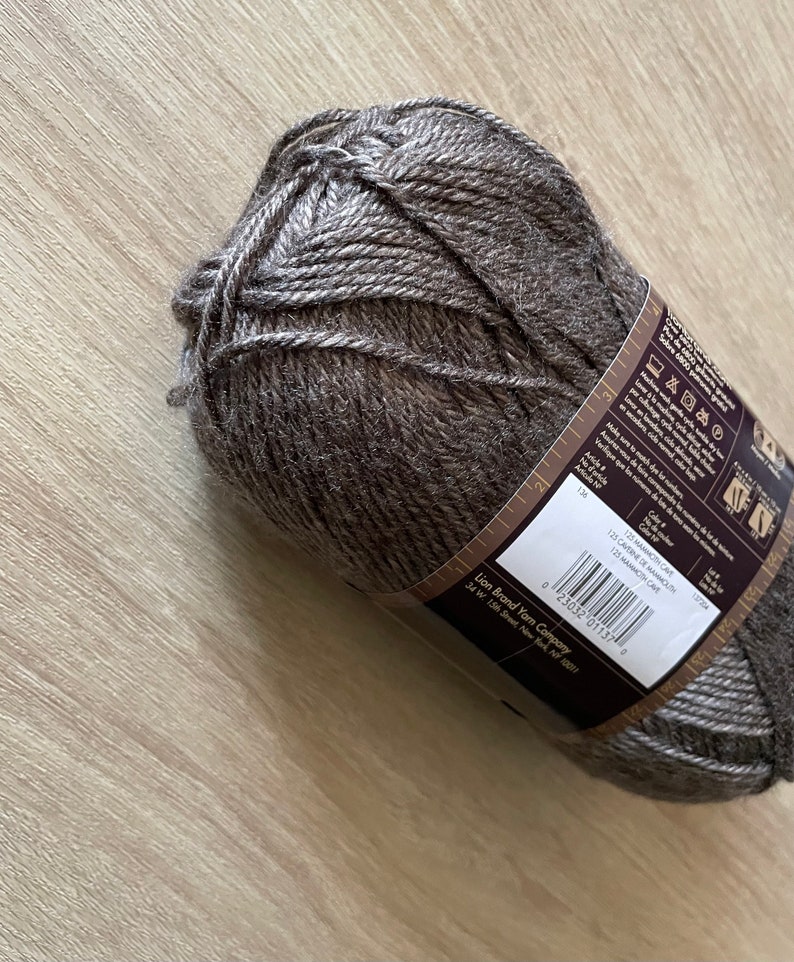Mammoth Cave 124 Heartland Yarn Lion Brand Yarn Brown Tan Etsy