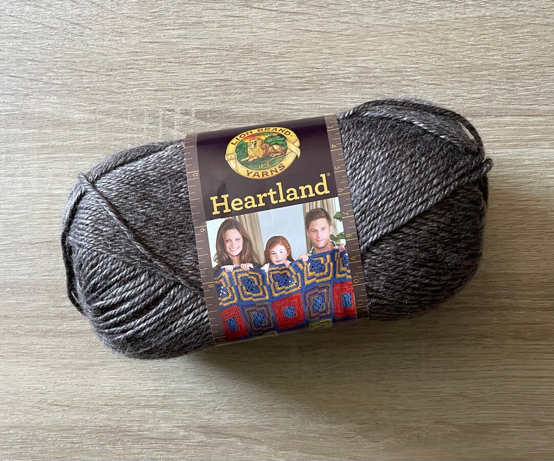 Mammoth Cave 124 Heartland Yarn Lion Brand Yarn Brown Tan Etsy