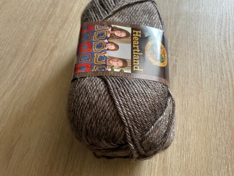 Mammoth Cave 124 Heartland Yarn Lion Brand Yarn Brown Tan Etsy