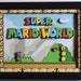 spence32188 reviewed Super Mario World (SNES) - "Title Screen" 3D Video Game Shadow Box with Glass Frame