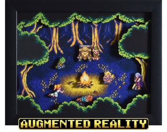 retro game shadow box