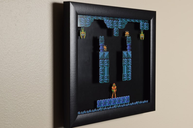 Metroid  Shadow Box  Brinstar  NES  Augmented Reality  3D image 5