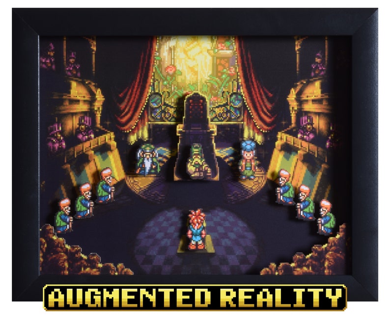 Chrono Trigger Art  Courtroom  SNES  Super Nintendo  3D image 0