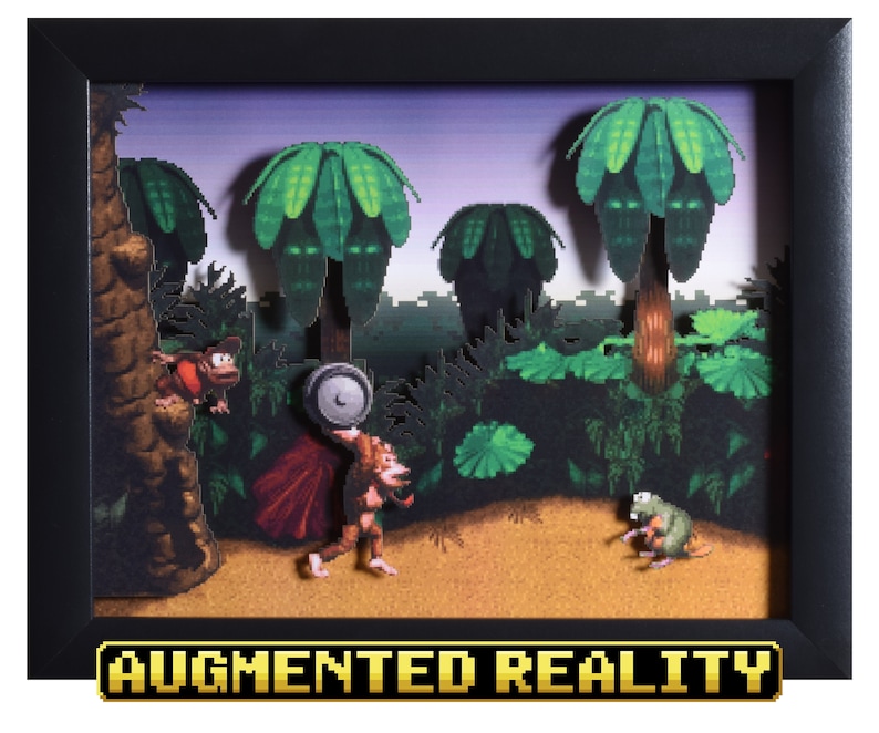 Donkey Kong Country Shadow Box  Jungle Hijinks  SNES  Super image 0