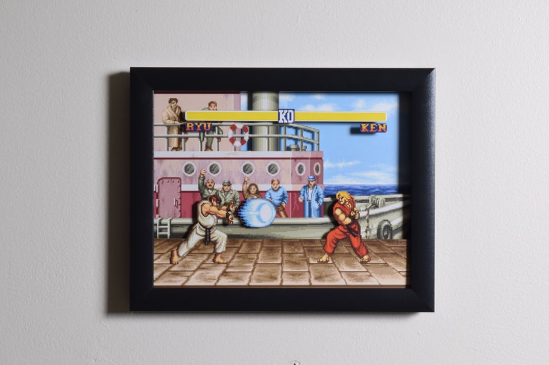 Street Fighter 2 Shadow Box  The Dock  SNES  Super Nintendo image 3