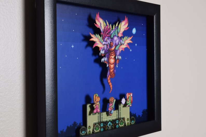 Secret of Mana Augmented Reality Shadowbox  Mana Beast  SNES image 5
