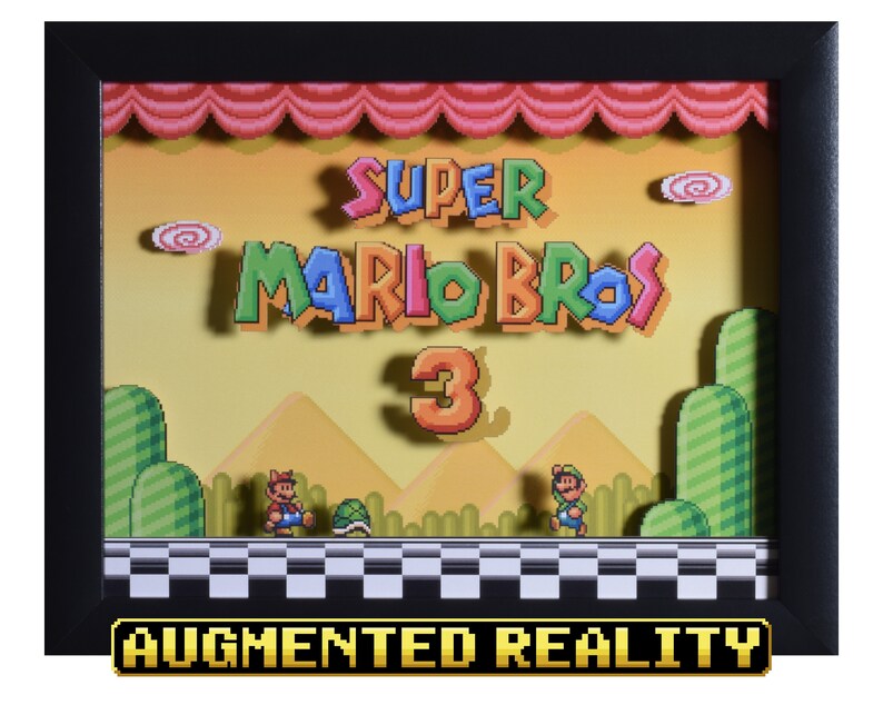 Super Mario All Stars Shadow Box  Super Mario Bros 3  SNES  image 0