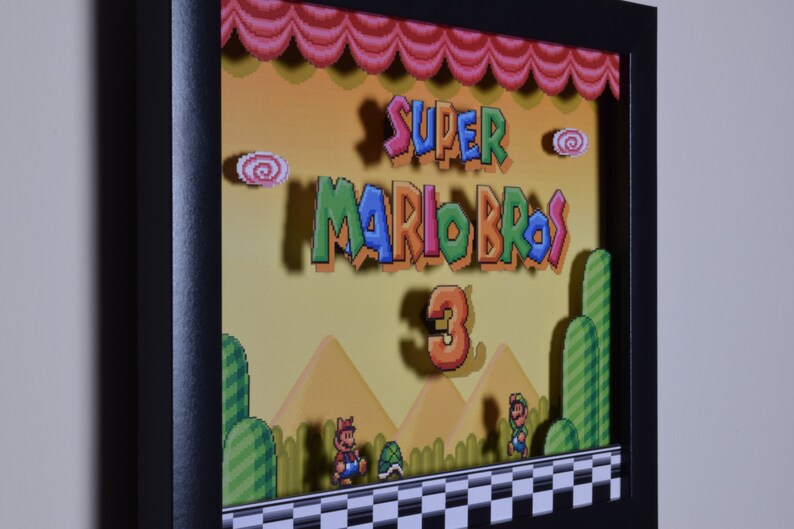 Super Mario All Stars Shadow Box  Super Mario Bros 3  SNES  image 5