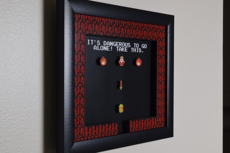 Legend of Zelda Shadowbox  Take This  NES  Nintendo  3D image 5