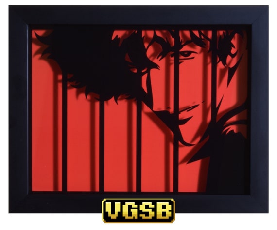 Cowboy Bebop Shadow Box Spike Tank Intro Tv 3d Etsy Cowboy Bebop Shadow Box Spike Tank Intro Tv 3d Etsy