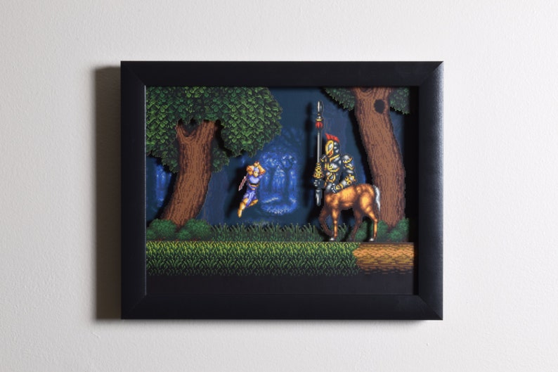 Act Raiser Shadow Box  The Centaur  SNES  Super Nintendo  image 2