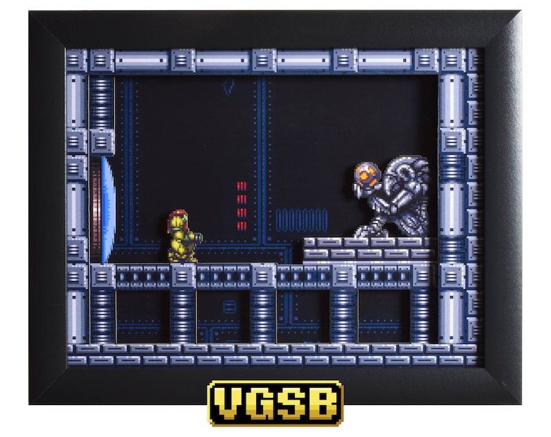 Super Metroid Art  The Chozo  SNES  Super Nintendo  3D image 0