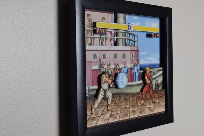 Street Fighter 2 Shadow Box  The Dock  SNES  Super Nintendo image 4