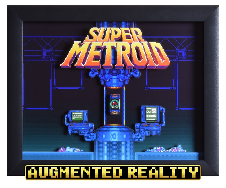 Super Metroid Shadow Box  Title Screen  SNES  Super image 0