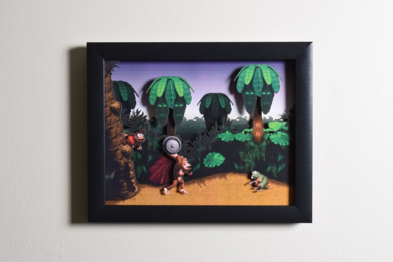Donkey Kong Country Shadow Box  Jungle Hijinks  SNES  Super image 4