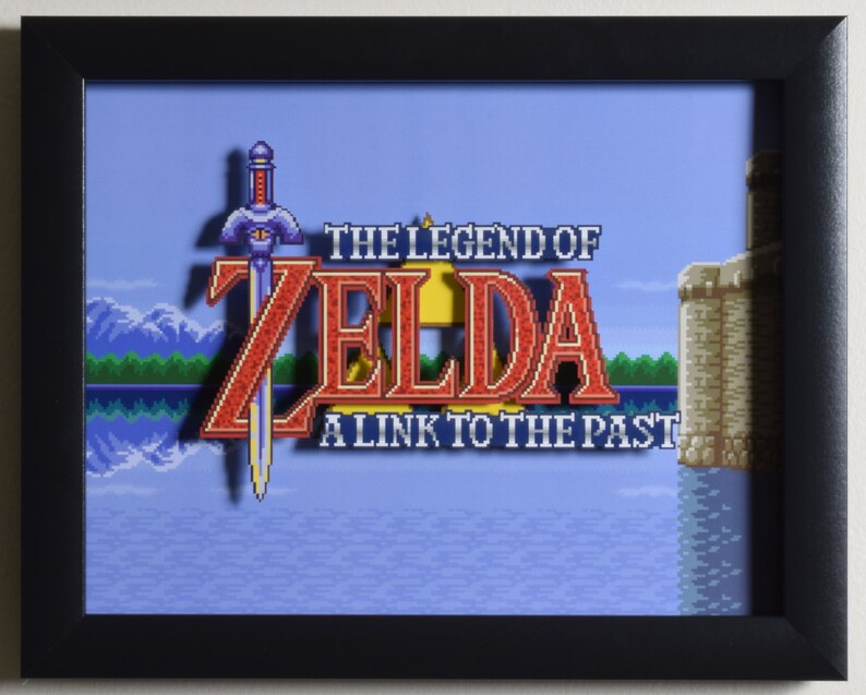 Legend of Zelda Shadowbox  Title Screen  SNES  Super image 3