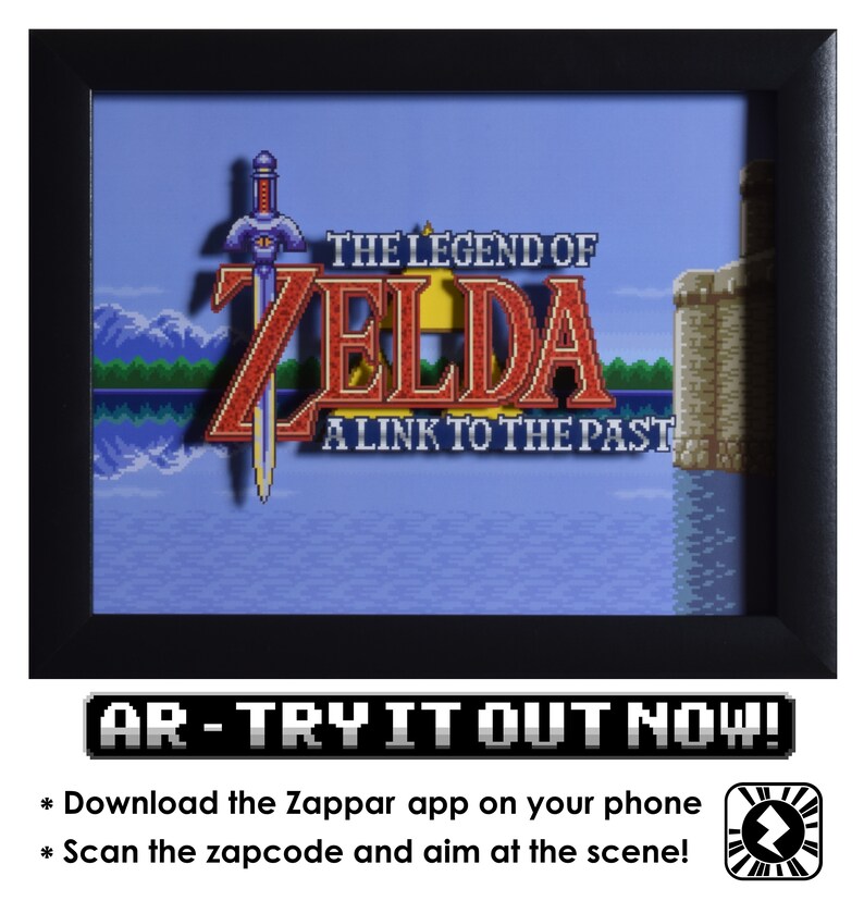 Legend of Zelda Shadowbox  Title Screen  SNES  Super image 2