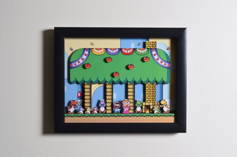 Super Mario World Augmented Reality Shadowbox  Yoshi's image 4