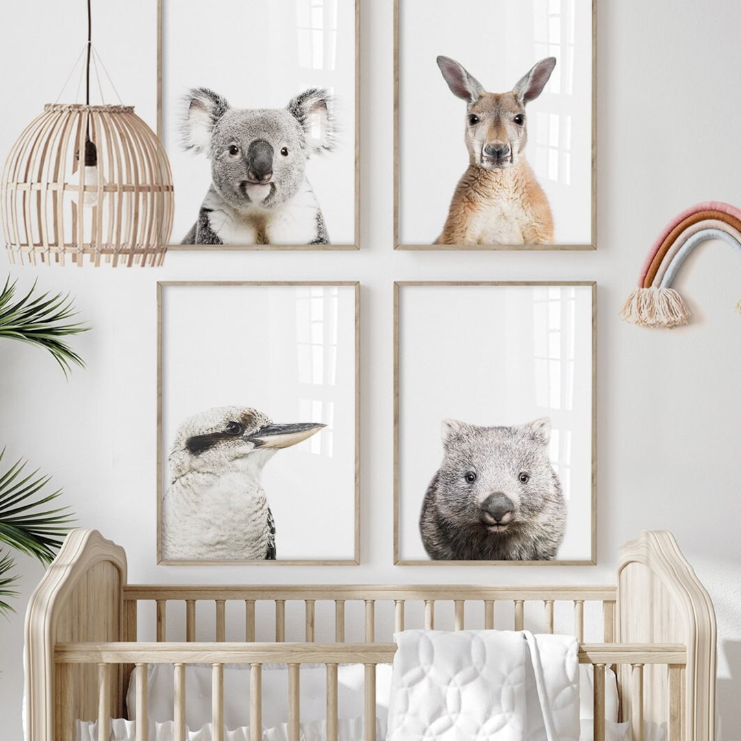 Australian Animal Prints | Australian Animals Nursery Wall Art ...