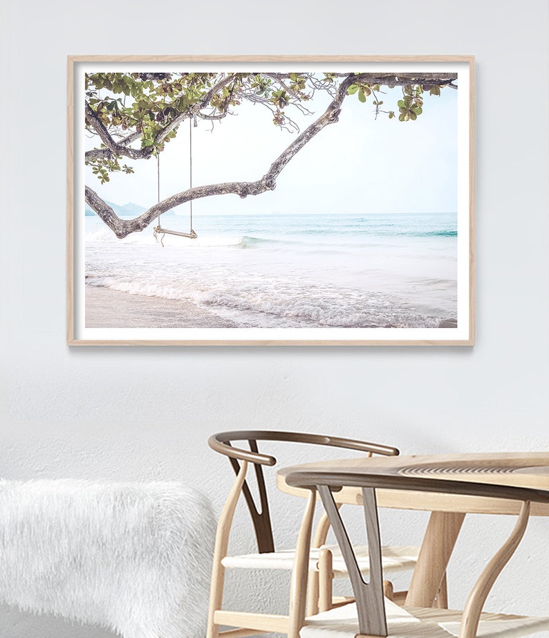 Beach Print Coastal Wall Art Ocean Print Beach Decor Etsy Australia