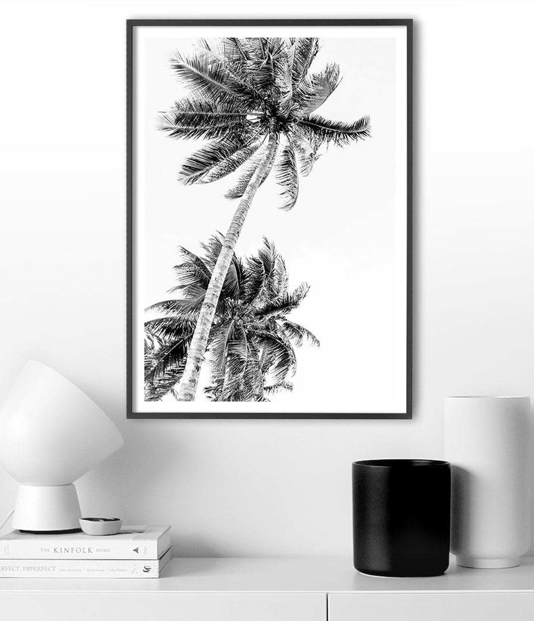 Palm Tree Print Beach Wall Art Tropical Print Coastal Etsy