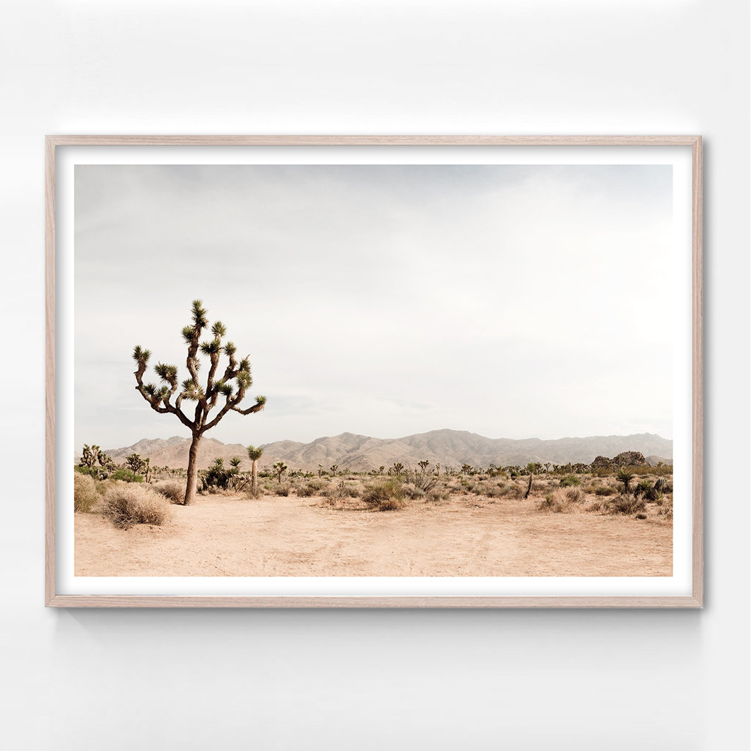 Joshua Tree Desert Print Boho Wall Art Southwestern Decor Etsy