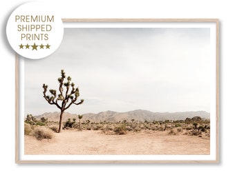 Joshua Tree Print, California Desert Landscape Photography, Boho Wall Art, Southwestern Decor, Bohemian Poster Artwork