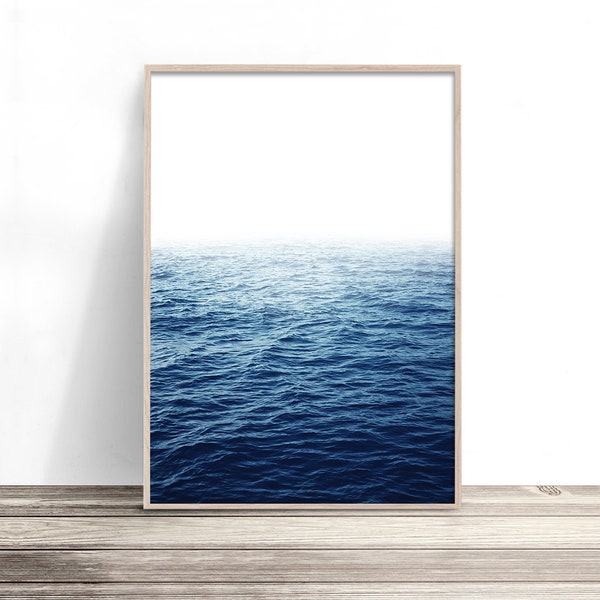 Ocean Wall Art | Photography Prints | Ocean Print | Coastal Wall Art | Beach House Decor | Large Wall Art | Bedroom Art | Wave Sea Poster