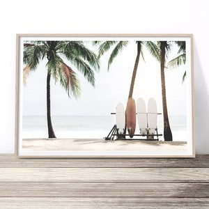 Summer Tropical Wall Art Decoration Picture Tropical Surf Poster