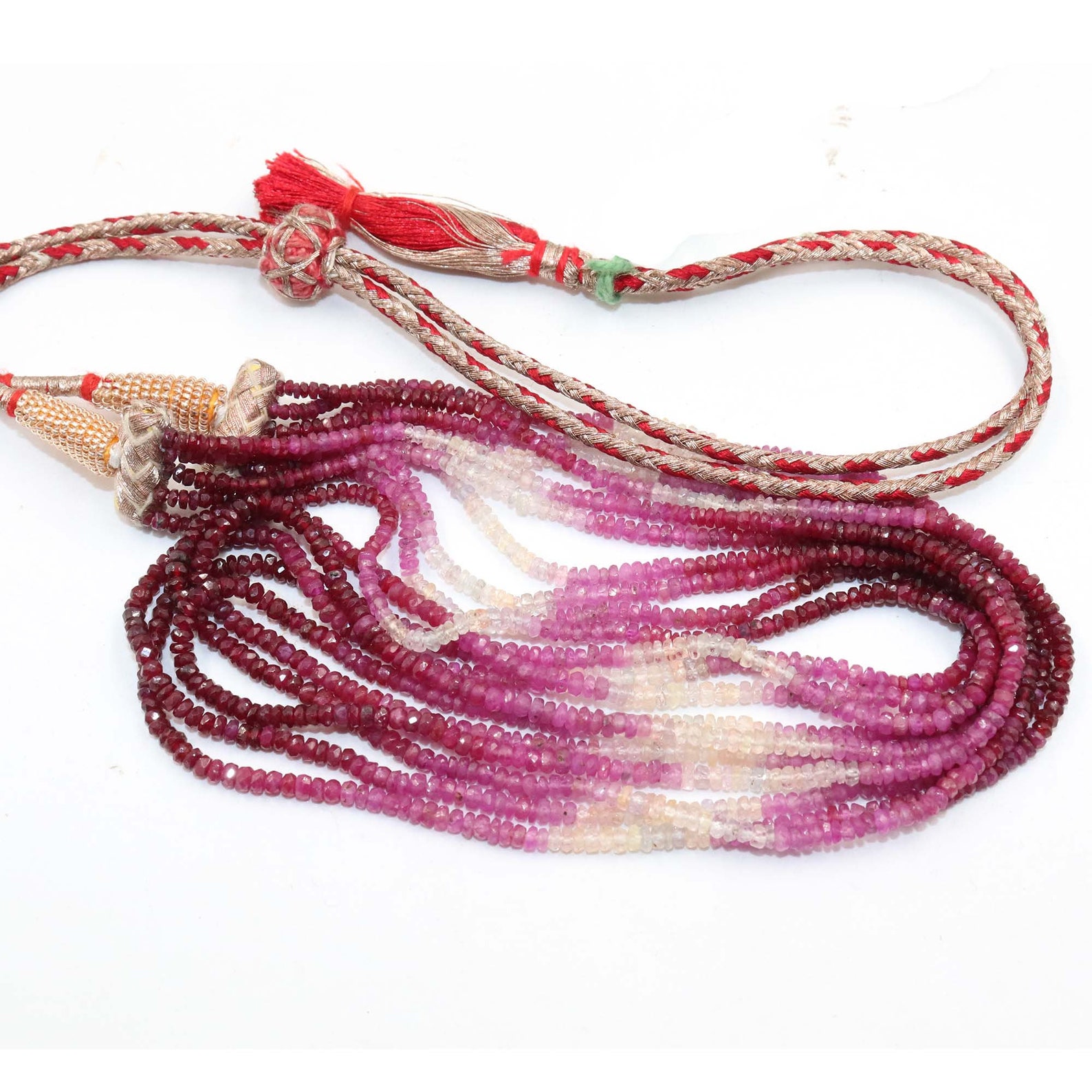 Ruby string Ruby necklace natural Ruby stone Ruby Faceted Etsy