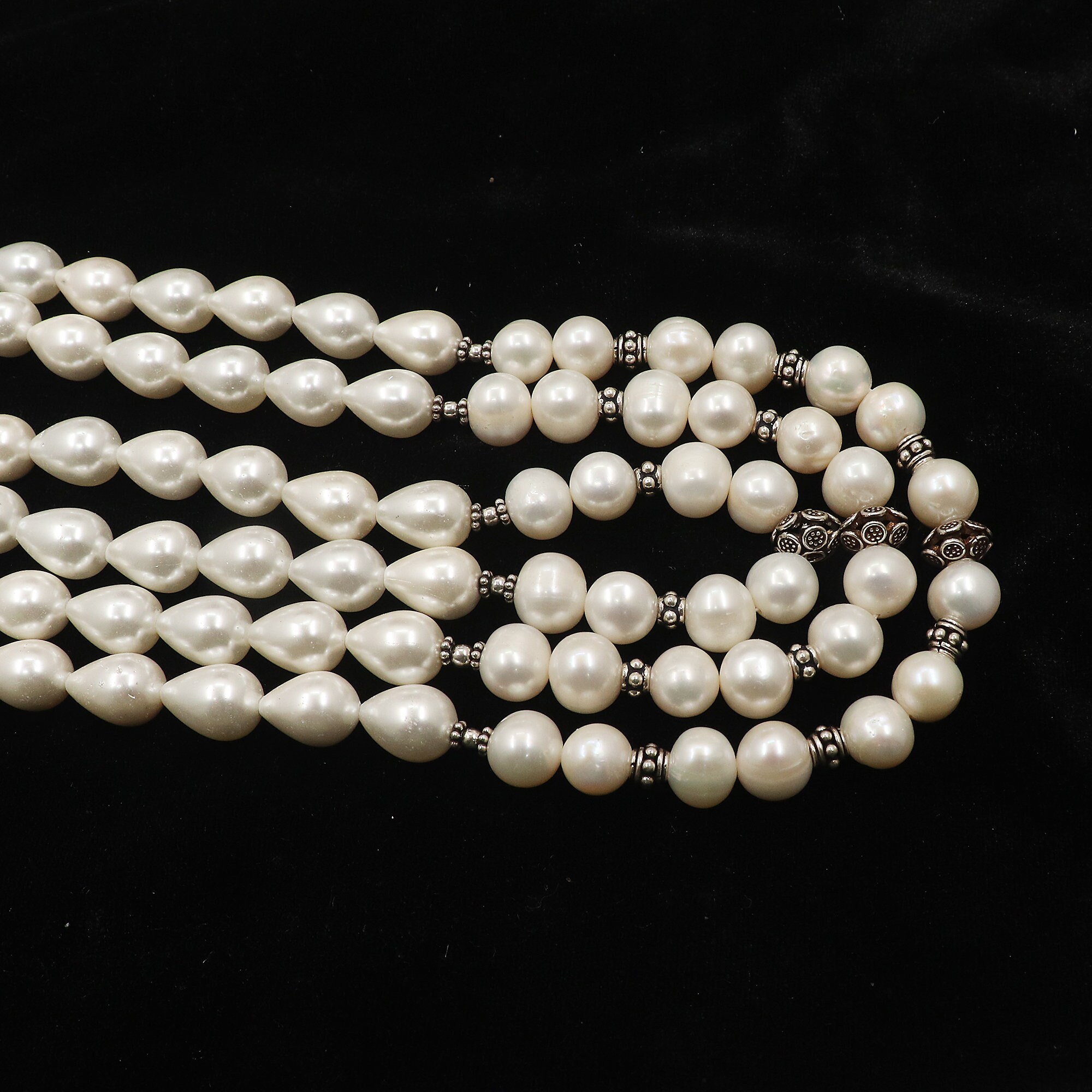 Pearl String Necklace Handmade Jewellery For Gift VJ4654 Etsy