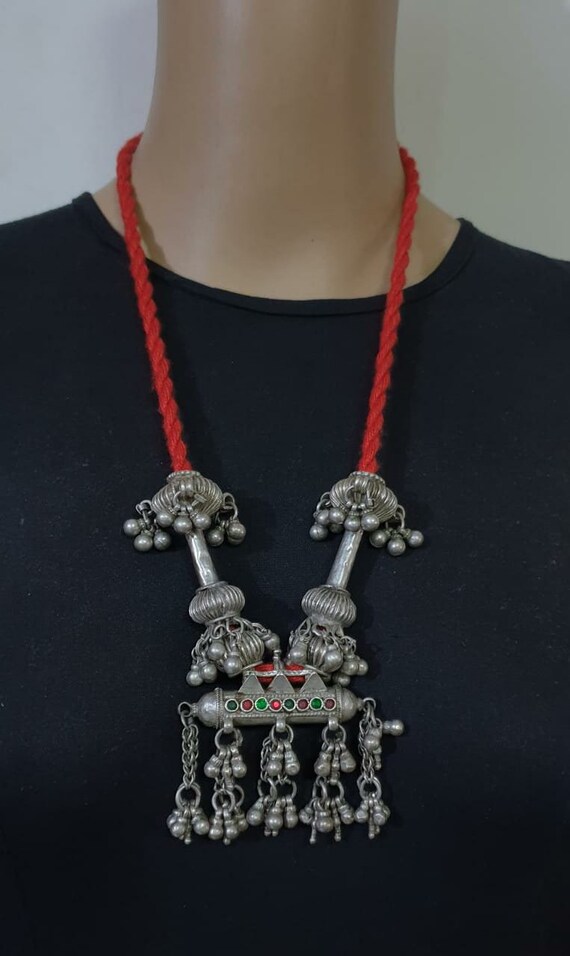 Multi Color Stones Tabiz Design Pendant 
