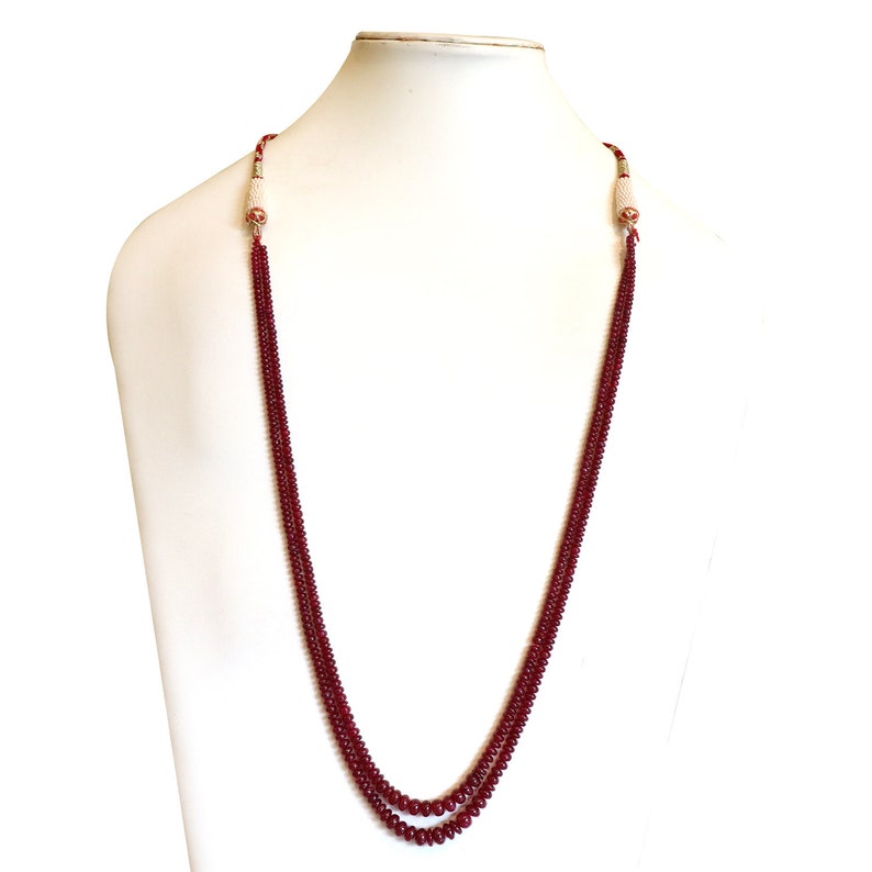 Ruby string necklace Clearance