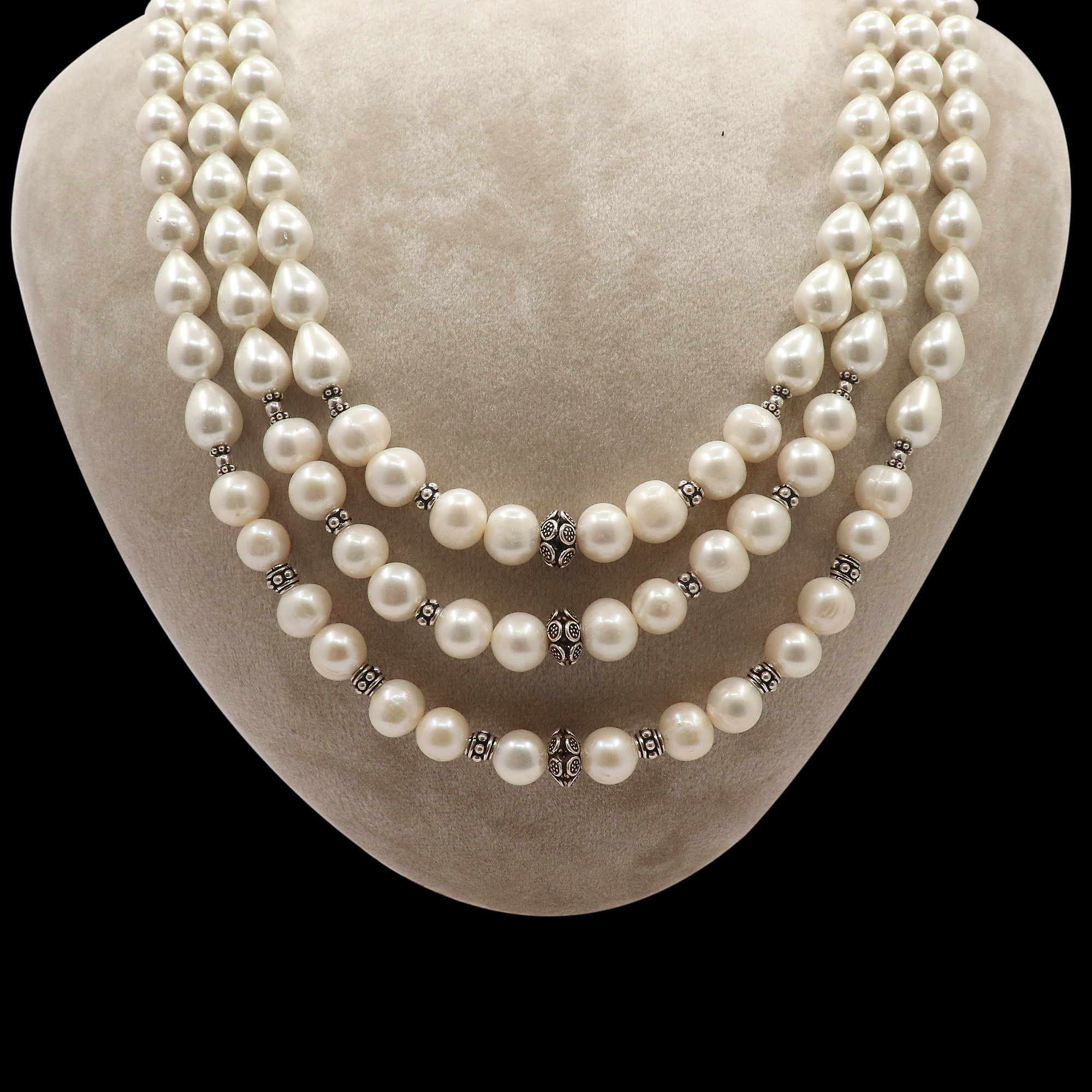 Pearl String Necklace Handmade Jewellery For Gift VJ4654 Etsy