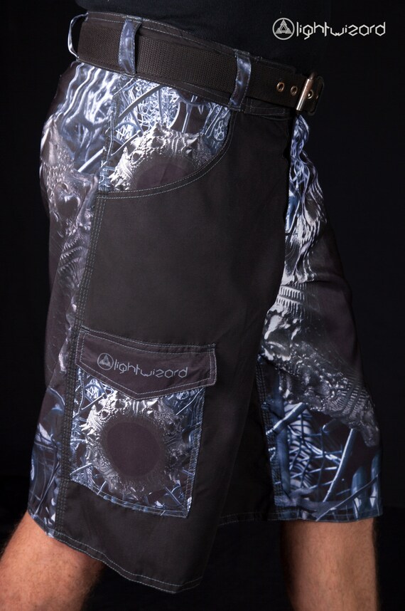 goth swim trunks