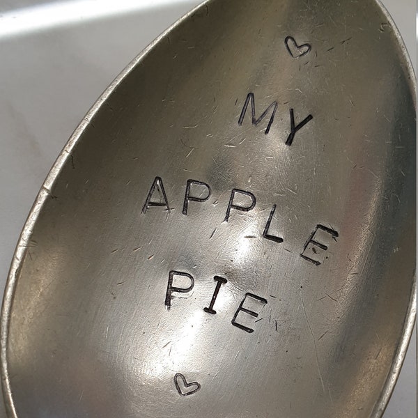 handgestempelter Löffel My Apple Pie
