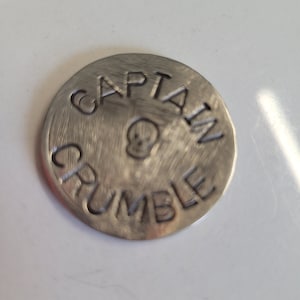 hand stamped coin golf ball marker