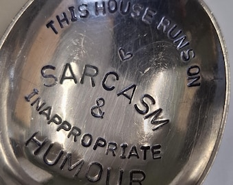 hand tamped fun gift for a friend family spoon